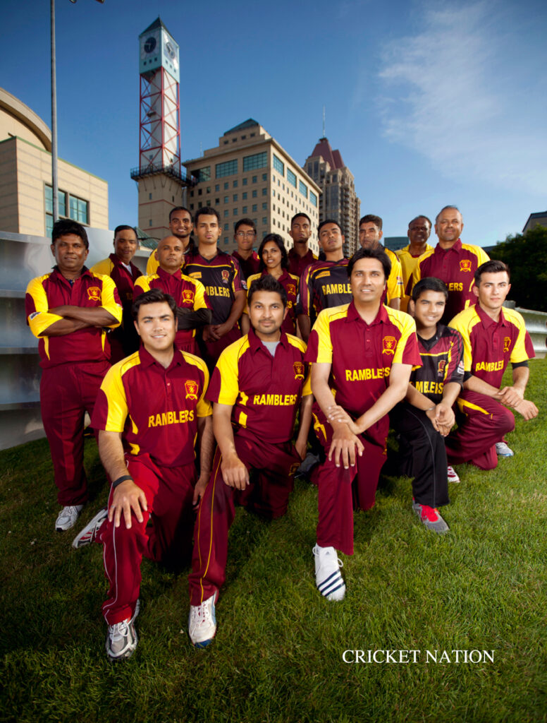 Present day team photo of Mississauga Cricket team