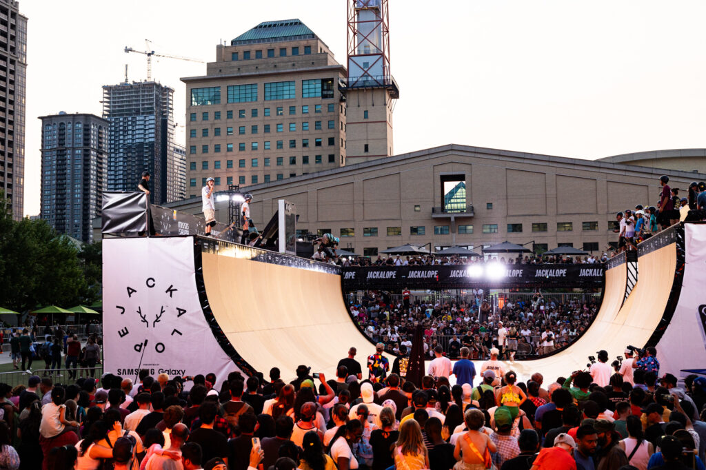 Skateboarding ramp erected in Celebration Square